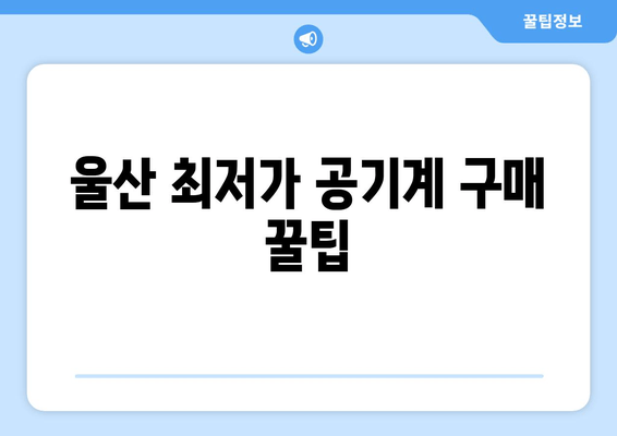 울산 최저가 공기계 구매 꿀팁