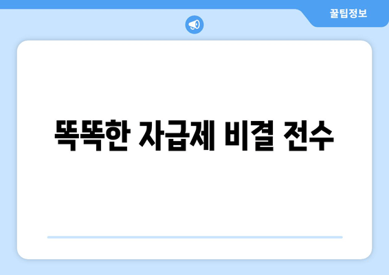 똑똑한 자급제 비결 전수