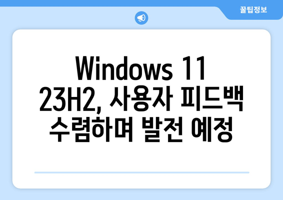 Windows 11 23H2 베타 채널, 빌드 22635.3420 배포 시작 | 본격적인 접속 시동