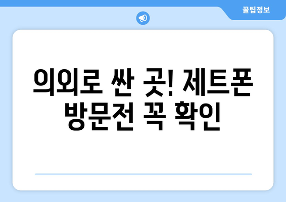 의외로 싼 곳! 제트폰 방문전 꼭 확인