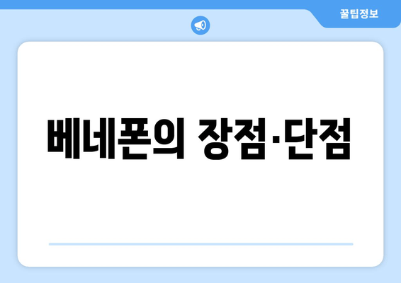 베네폰의 장점·단점