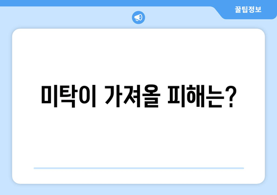 태풍 미탁, 예상 경로와 피해 가능성 | 실시간 정보 및 대비책