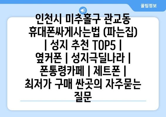 인천시 미추홀구 관교동 휴대폰싸게사는법 (파는집) | 성지 추천 TOP5 | 옆커폰 | 성지극딜나라 | 폰통령카페 | 제트폰 | 최저가 구매 싼곳