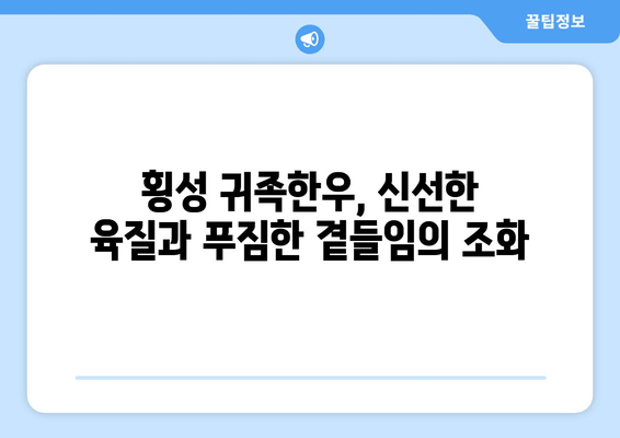 횡성 명품 한우 맛집, 귀족한우| 정육식당의 진수를 경험하다 | 횡성, 한우, 맛집, 귀족한우, 정육식당