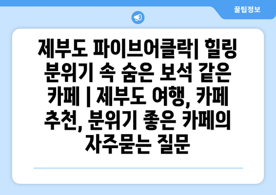 제부도 파이브어클락| 힐링 분위기 속 숨은 보석 같은 카페 | 제부도 여행, 카페 추천, 분위기 좋은 카페