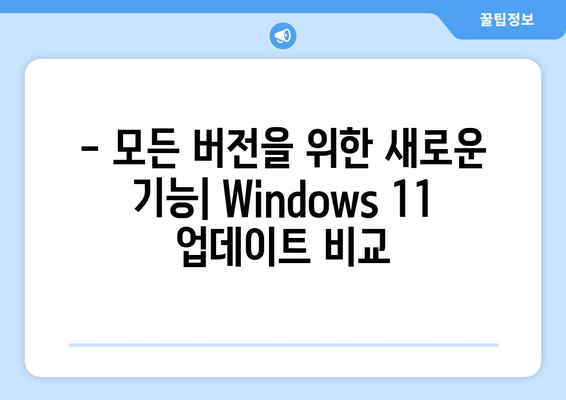 Windows 11 MSDN 통합 업데이트| 모든 버전의 새로운 기능 | 자세한 분석 및 적용 가이드