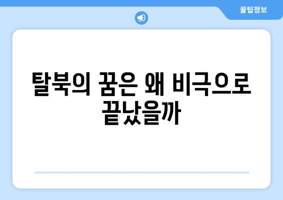 탈북민 모자의 비극| 아사 사고, 그들의 삶과 죽음의 진실 | 탈북, 아사, 북한, 인권, 슬픔