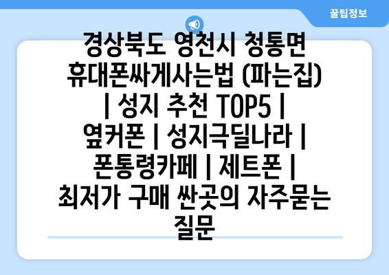 경상북도 영천시 청통면 휴대폰싸게사는법 (파는집) | 성지 추천 TOP5 | 옆커폰 | 성지극딜나라 | 폰통령카페 | 제트폰 | 최저가 구매 싼곳