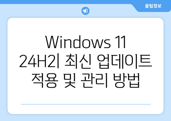 Windows 11 24H2 RTM 빌드 26100.470 Pro, Home, LTSC 버전| 최적화 가이드 | 한글, 설정, 팁, 업데이트