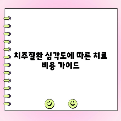 치주질환 심각도에 따른 치료 비용 가이드 | 치주염, 치료, 비용, 치과