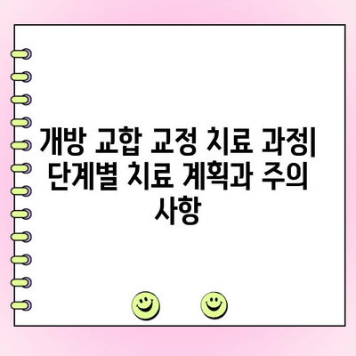 고친 개방 교합 교정| 비용, 사례 그리고 성공적인 치료를 위한 가이드 | 치아 교정, 개방 교합, 비용, 교정 전후 사례, 치료 과정