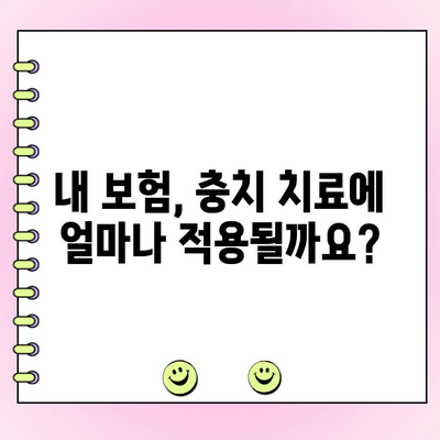 치과 충치 치료 비용| 알아야 할 정보 | 치료 종류별 비용, 보험 적용, 꼼꼼하게 확인하세요