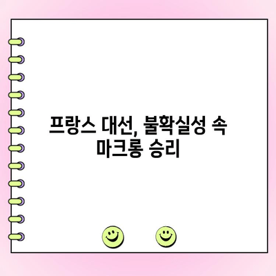 프랑스 결선투표| 극우당 과반 실패, 불확실성 해소될까? | 프랑스 선거, 마린 르펜, 에마뉘엘 마크롱