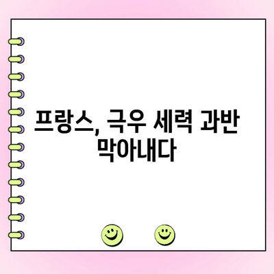 프랑스 결선투표, 극우 RN 과반 실패로 불확실성 축소 | 마크롱 vs 르펜, 7일 결과는?