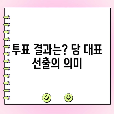 국민의힘 전당대회 당대표 투표 현황| 후보별 지지율 분석 및 전망 | 국민의힘, 전당대회, 당대표, 투표, 지지율, 분석