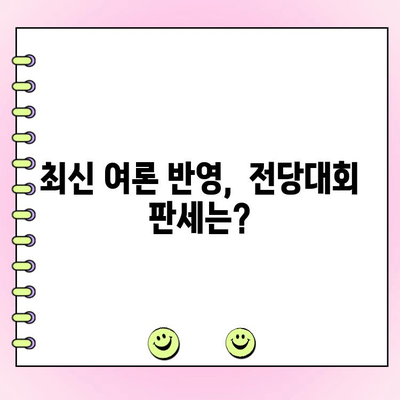 국민의힘 전당대회 토론 중계 일정 & 4차 여론조사 결과| 누가 승리할까? |  실시간 중계, 후보 분석, 최신 여론