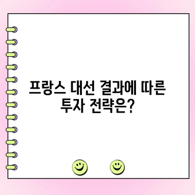 프랑스 결선투표일, 증시는 어떻게 움직일까? | 프랑스 대선, 증시 전망, 투자 전략