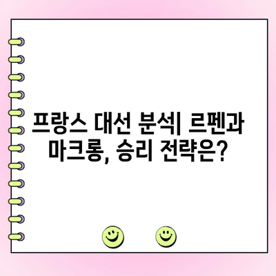 프랑스 대선 결선투표, 극우당 과반승리 실패 가능성| 분석 및 전망 | 르펜, 마크롱, 선거 결과, 정치 분석