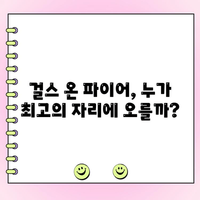 걸스 온 파이어 사전 투표 결과 | 파이널 1차전 순위 변동 및 인기 순위 분석 | 걸스 온 파이어, 파이널, 투표 결과, 순위 변동, 인기 순위