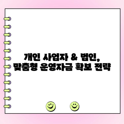 개인 사업자 & 법인, 정부 지원 대출 & 운영자금 완벽 가이드| 공제기금 정책 꿀팁 활용 | 사업자금, 정부 지원, 공제기금, 대출, 운영자금, 팁