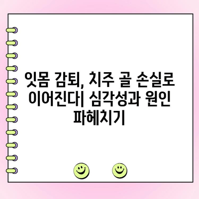 치주 골 손실과 잇몸 감퇴| 밀접한 관계와 관리법 | 치주 질환, 치아 건강, 잇몸 관리, 치료법