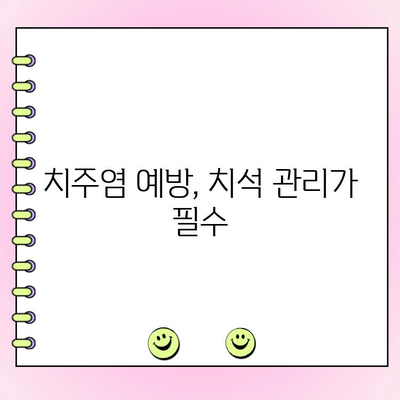 잇몸 건강 지키는 첫걸음, 치석 제거의 중요성 | 잇몸 질환 예방, 치주염, 치석 관리