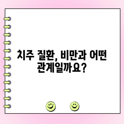 치주 과다 성장과 비만| 연관성과 관리 방법 | 구강 건강, 체중 관리, 치주 질환