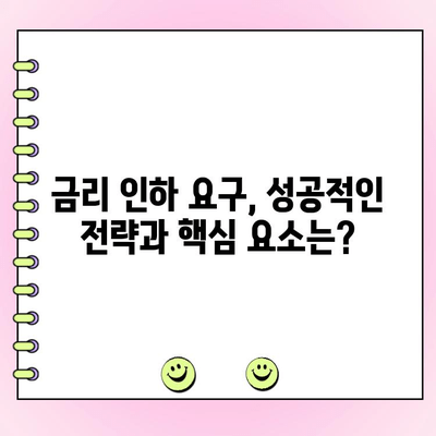 개인·법인 사업자 대출 금리 인하 요구, 성공적인 행사를 위한 완벽 가이드 | 금리 인하, 대출 조건, 요구권 행사 방법