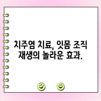 치주염 재생 치료| 손상된 잇몸 조직의 천연 치유 | 잇몸 재생, 자연 치유, 치주염 치료법