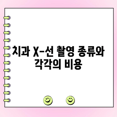 치과 X-선 촬영 비용 완벽 가이드 | 지역별 비용, 촬영 종류, 주의 사항