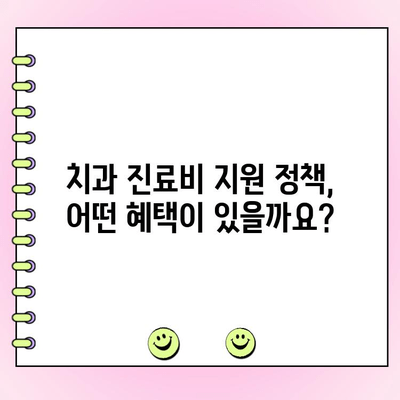 치과 진료 비용 줄이는 정부 지원 정책 알아보기 | 치과, 진료비, 지원, 절감, 정책