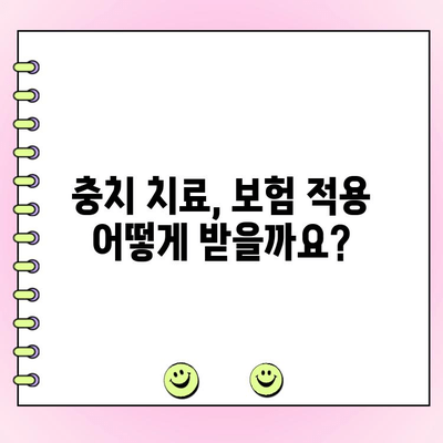 치과 충치 치료 비용, 얼마나 드는지 궁금하세요? | 충치 치료 비용, 치과 선택 가이드, 보험 적용 팁