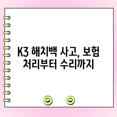 K3 해치백 차량 보험 처리 수리 가이드| 단계별 완벽 가이드 | 자동차 보험, 수리 과정, 보험 처리