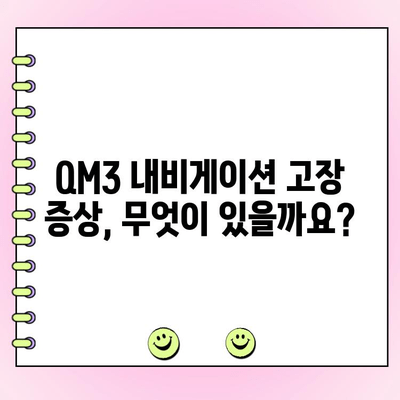 QM3 순정 내비게이션 고장 해결 솔루션| 수리 가이드 & 주요 증상 & 원인 분석 | QM3, 내비게이션, 고장, 수리, 증상, 원인