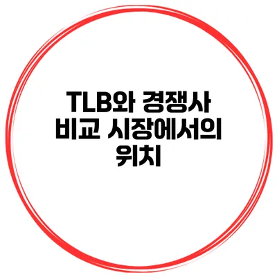TLB와 경쟁사 비교 시장에서의 위치